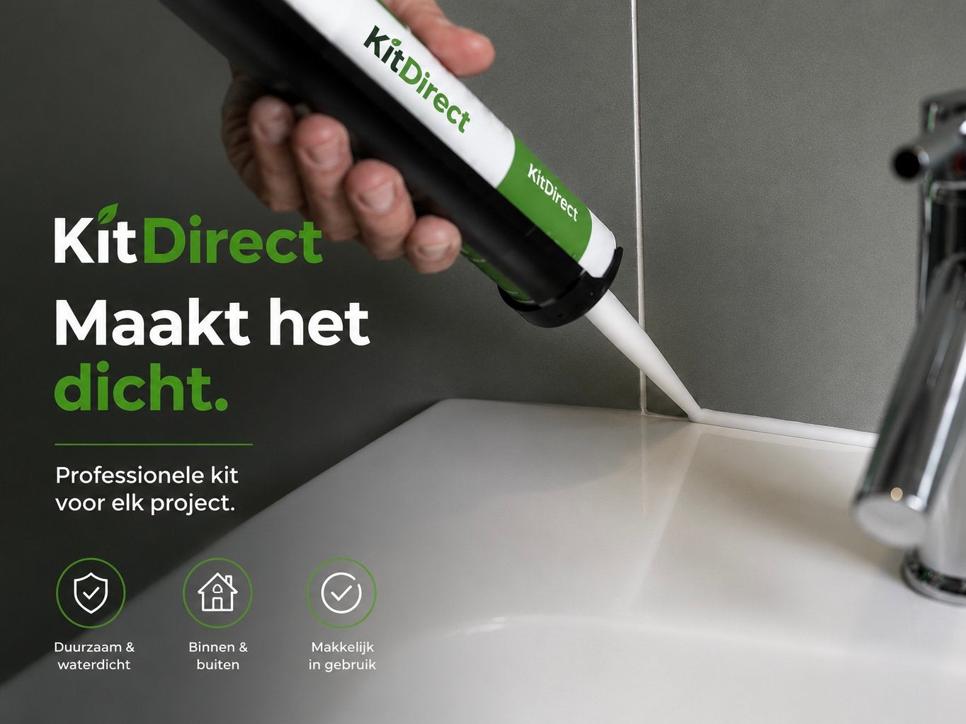 Professioneel Kitwerk – Badkamer, Keuken & Toilet, Diensten en Vakmensen, Klussers en Klusbedrijven