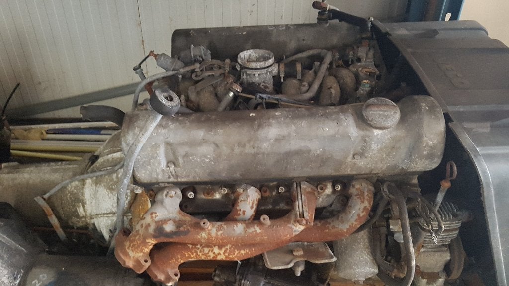 MOTOR VOOR REVISIE  V 8 116 980 UIT EEN W109 MET COMPRESSOR, Auto-onderdelen, Ophalen, Gebruikt, Mercedes-Benz