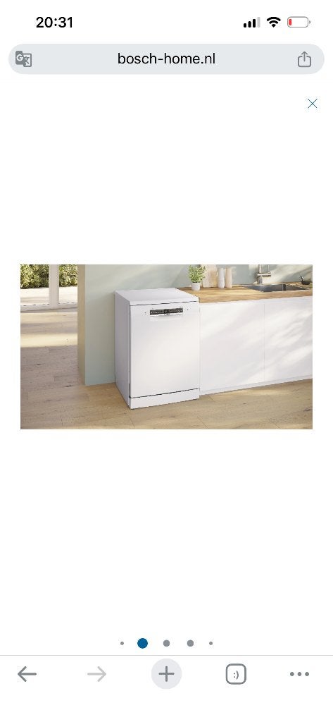 Bosch dishwasher perfect dry series 6, Ophalen, Minder dan 85 cm, 60 cm of meer, Minder dan 10 liter