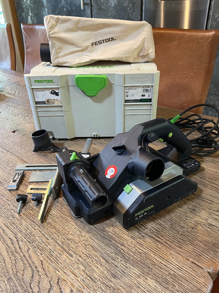 Festool schaafmachine HL 850 EB-Plus met koffer, Doe-het-zelf en Verbouw, Ophalen, Gebruikt, Elektrisch