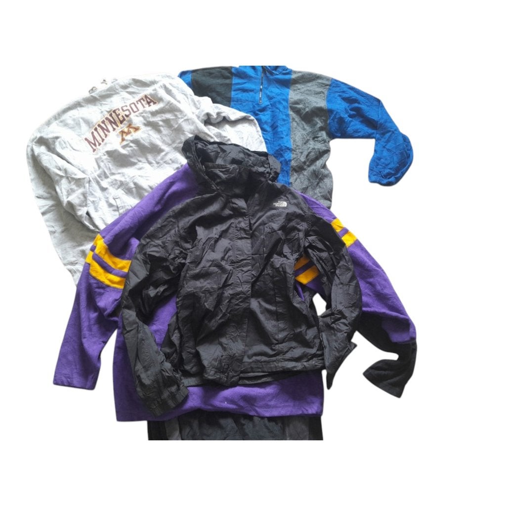 Partij kleding 10 stuks – mixbox fleece outdoor vintage, Verzenden, Gedragen, Overige maten