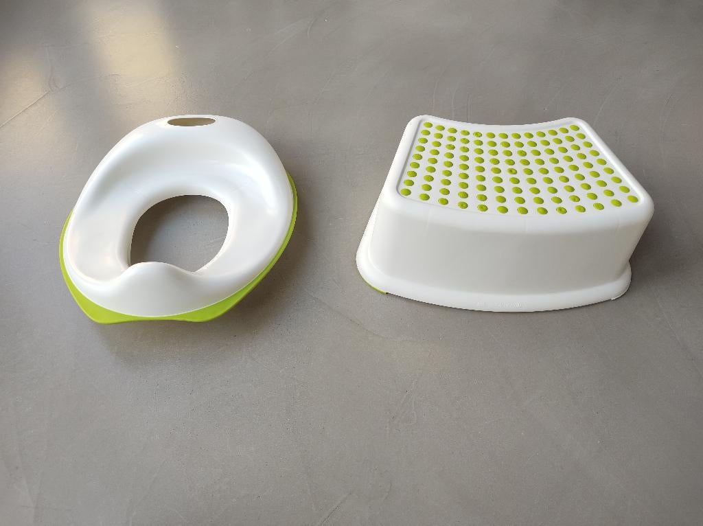 Ikea Tossig kinder-WC-bril + Försiktig opstapje - SET, Kinderen en Baby's, Badjes en Verzorging, Gebruikt, Overige typen, Ophalen of Verzenden