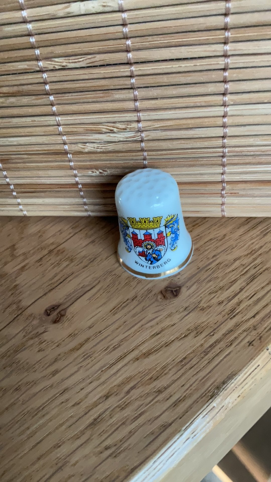 Winterberg vingerhoed vingerhoedje vingerhoedjes vingerhoed, Verzenden, Nieuw, Porselein, Buitenland