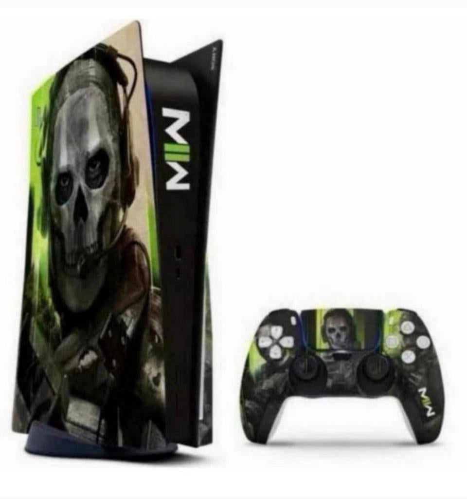 Sony Ps5 Playstation 5 STICKER set MWII Modern warfare cover, PlayStation 5, Overige typen, Nieuw, Ophalen of Verzenden