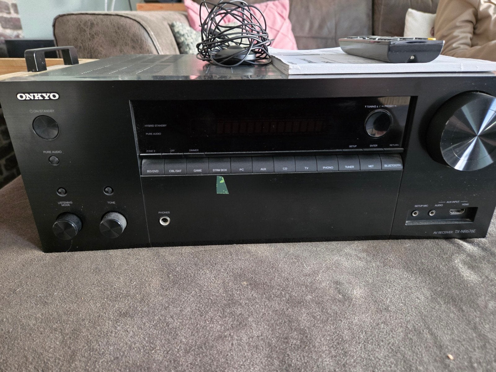 Onkyo TX-NR676E AV Receiver - Zo goed als nieuw, Ophalen, Zo goed als nieuw, 120 watt of meer, Onkyo