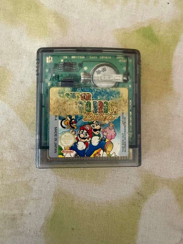 Super Marios Bros Deluxe GBC/GBA, Spelcomputers en Games, Games | Nintendo Game Boy, 3 spelers of meer, Ophalen of Verzenden, Zo goed als nieuw
