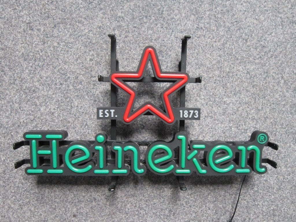 HEINEKEN XXL LED LICHTRECLAME, Ophalen of Verzenden, Zo goed als nieuw, Overige typen, Heineken