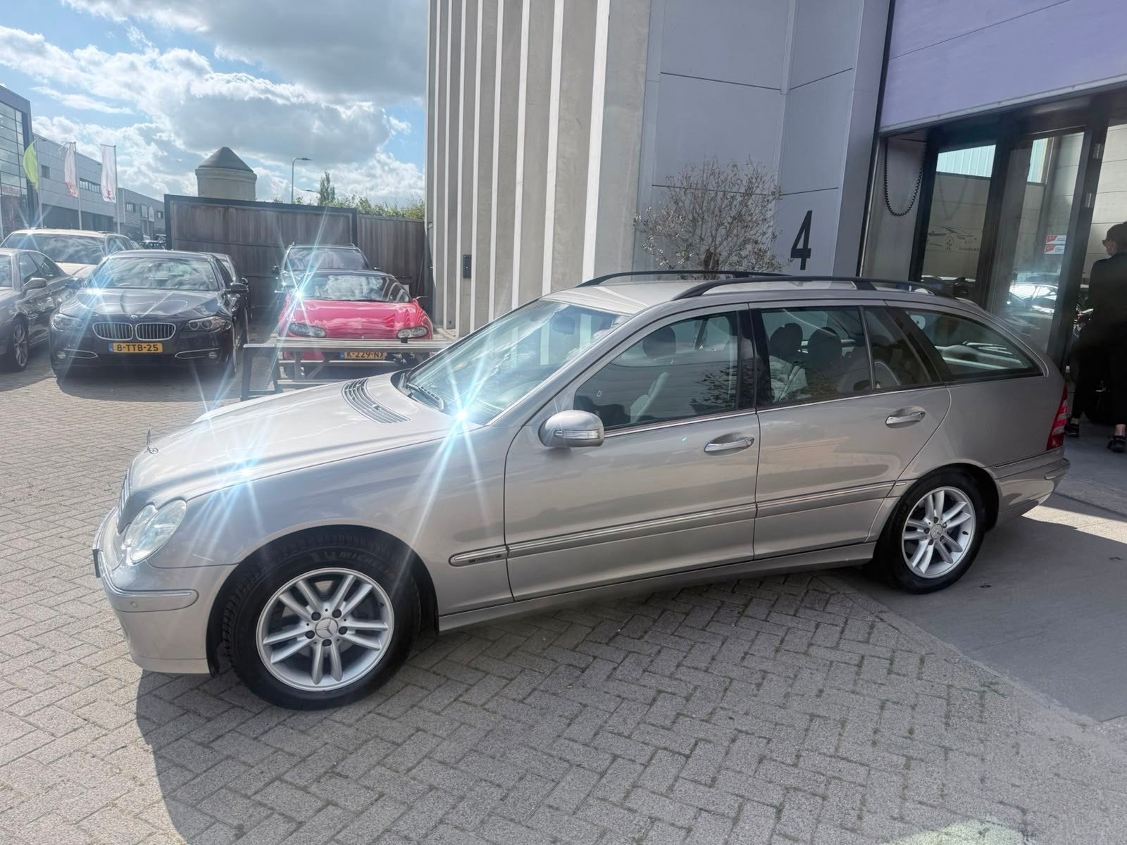 Mercedes-Benz C-klasse Combi 180 K. Elegance MOOIE AUTO! NAP, Gebruikt, 1435 kg, 1796 cc, Origineel Nederlands