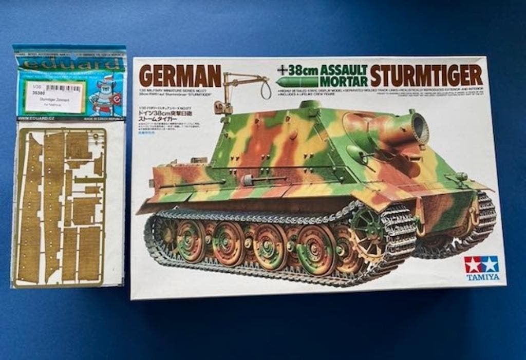 Tamiya	35177	German Mortar Sturmtiger  	1/35 incl EDU Zim PE, Italeri, Verzenden, 1:32 tot 1:50, Overige typen