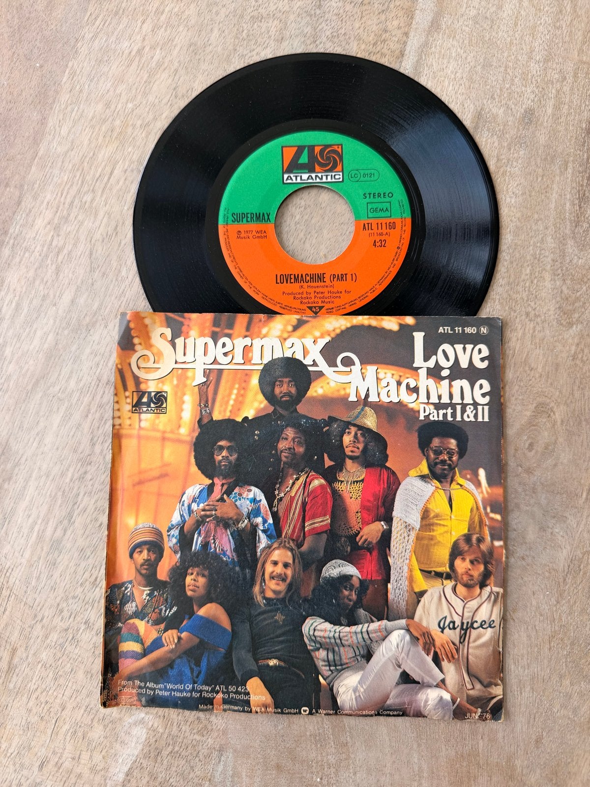 Supermax - Love Machine Part 1 & 2 (Vinyl Single), Gebruikt, Pop, 7 inch, EP