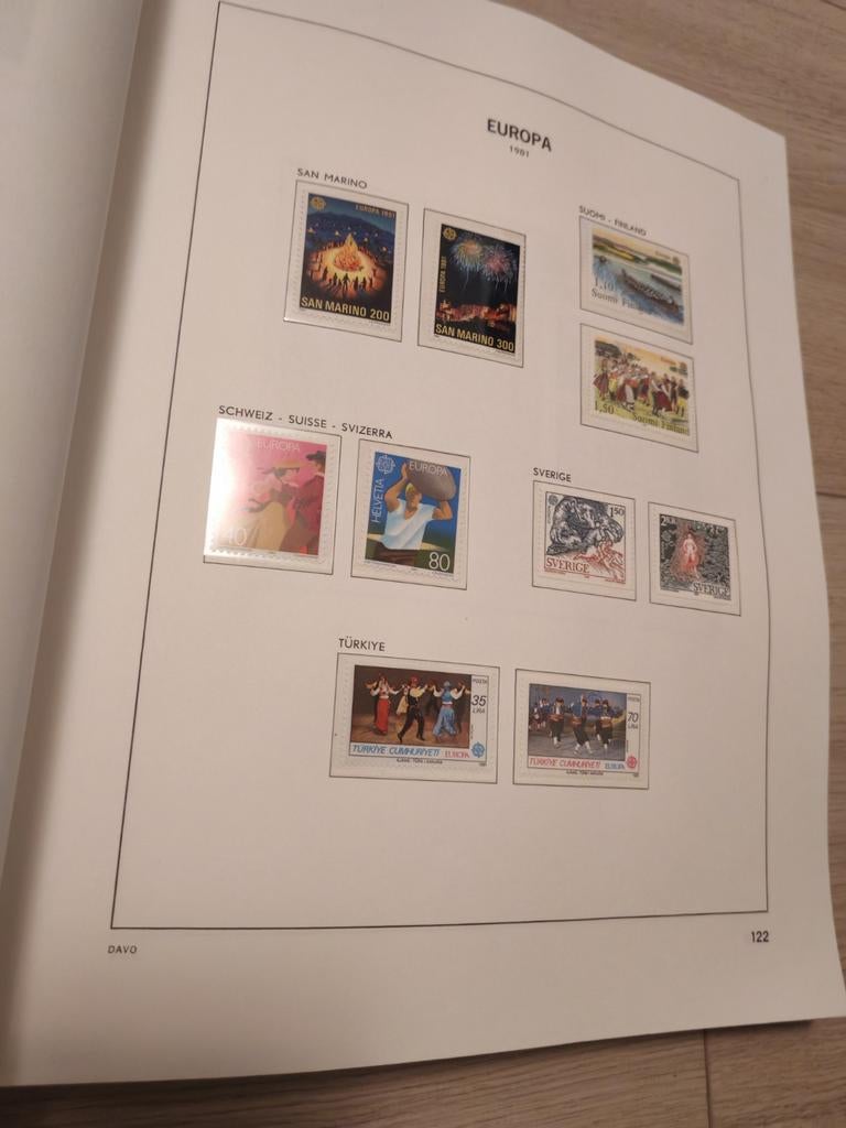 Verenigd Europa tm 1993 compleet in 3 davo's (7/13), Ophalen of Verzenden, Buitenland