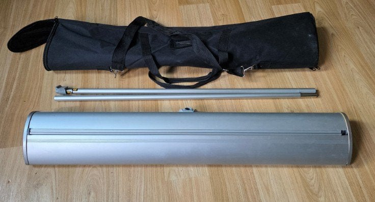 Roll-up Banner - Reclamescherm, Verzamelen, Ophalen, Zo goed als nieuw, Reclamebord