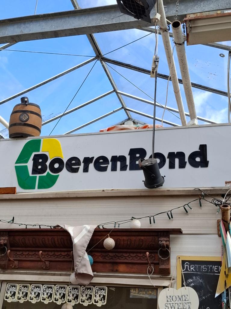 BoerenBond Reclamebord/Logo, Ophalen