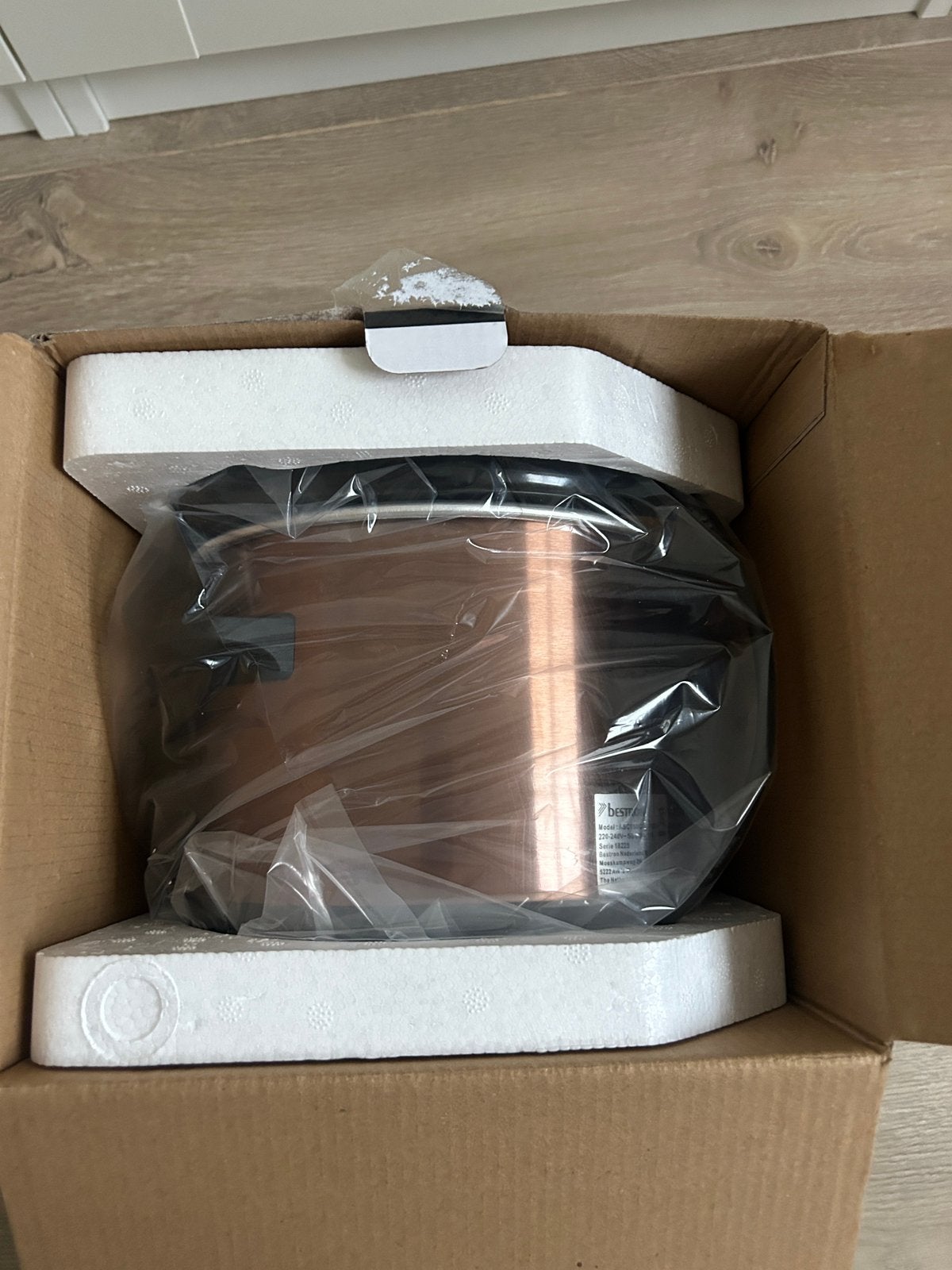 Nieuw in doos! Bestron slowcooker koper, 1.5 liter., Ophalen of Verzenden, Nieuw, Rvs