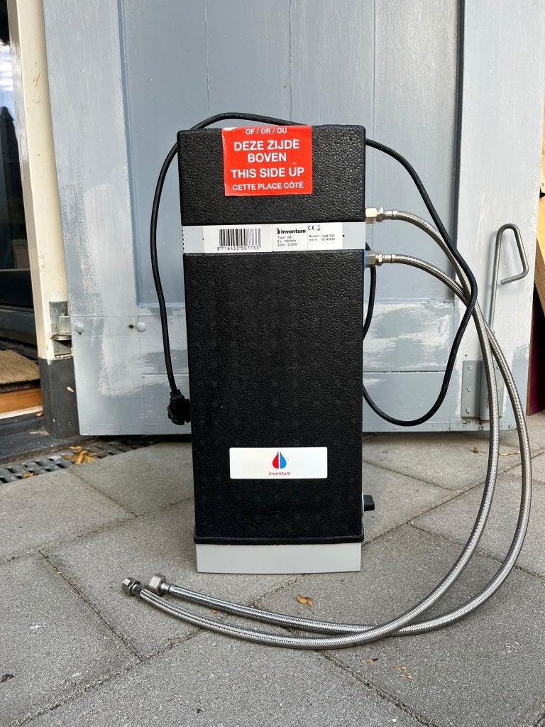 Super zuinige elektrische boiler 5 L Inventum - plintboiler, Ophalen, Boiler, Minder dan 20 liter, Minder dan 3 jaar oud