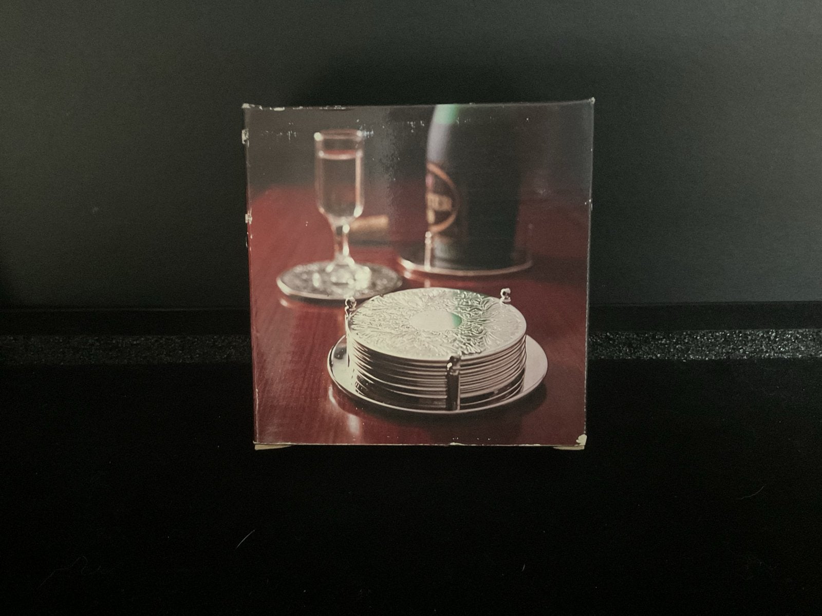 Nieuwe Vintage Verzilverde Onderzetters Set (7 stuks), Antiek en Kunst, Ophalen of Verzenden, Zilver
