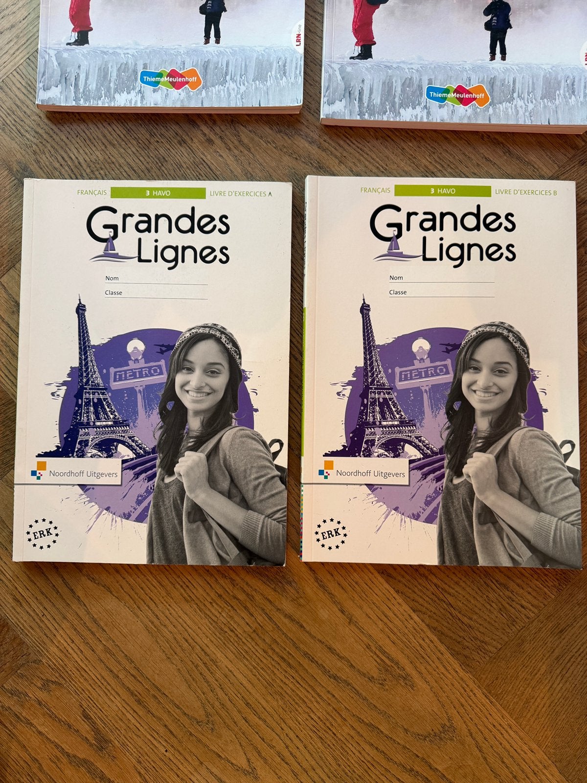 Havo 3 frans werkboek A en B, Grandes Lignes, Boeken, Schoolboeken, Ophalen of Verzenden, Zo goed als nieuw, HAVO, Frans