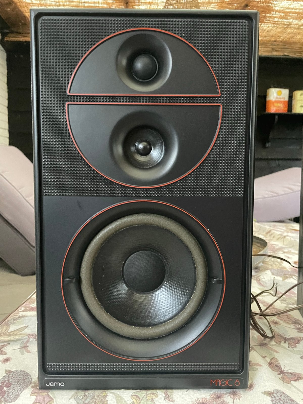 Jamo Magic 8 Luidsprekers (3-weg). Made in Denmark, Audio, Tv en Foto, Gebruikt, Inclusief kabels, Speakerset, Ophalen of Verzenden