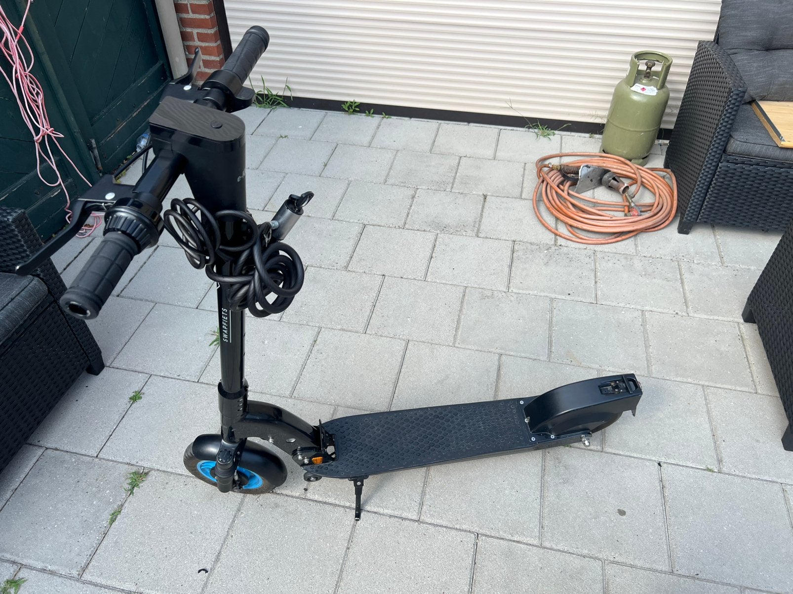 Electrische step van swap fiets, Minder dan 30 km per accu, Gebruikt, 59 cm of meer, Ophalen