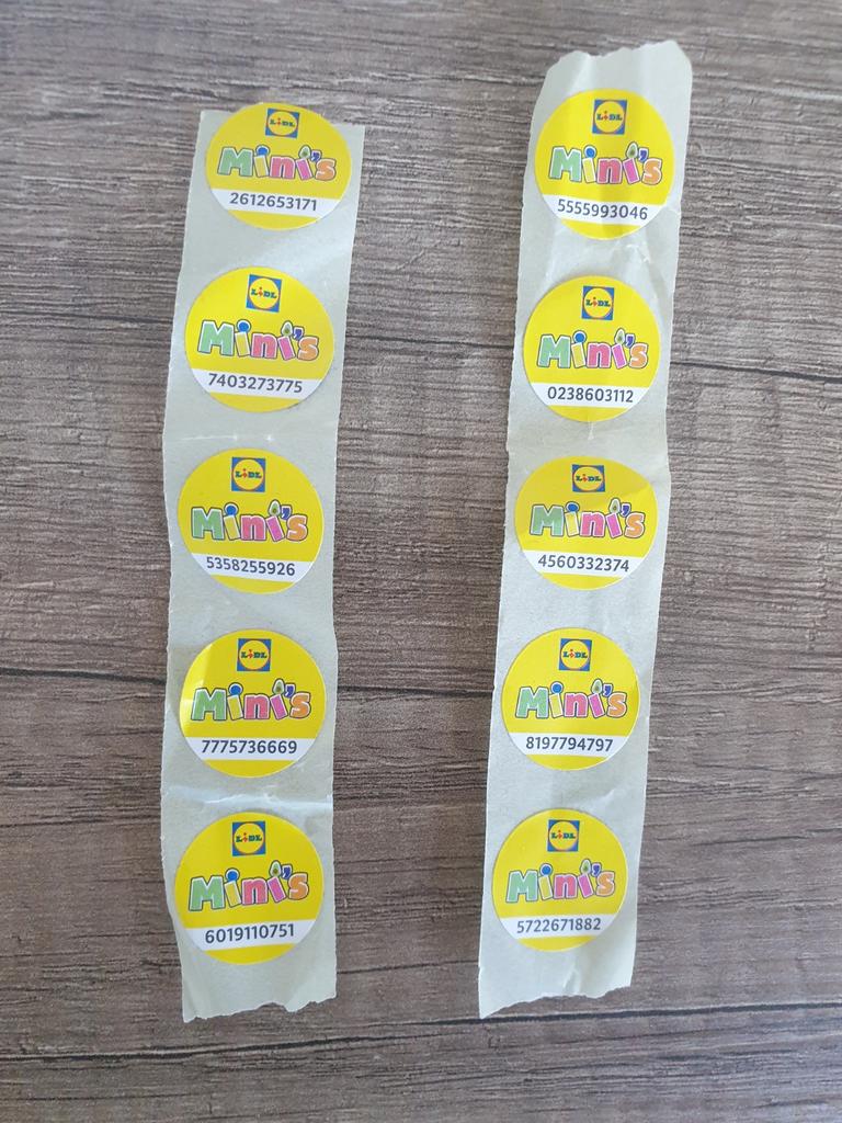 Lidl mini zegels 10 stuks prijs per zegel, Verzamelen, Supermarktacties, Lidl, Ophalen