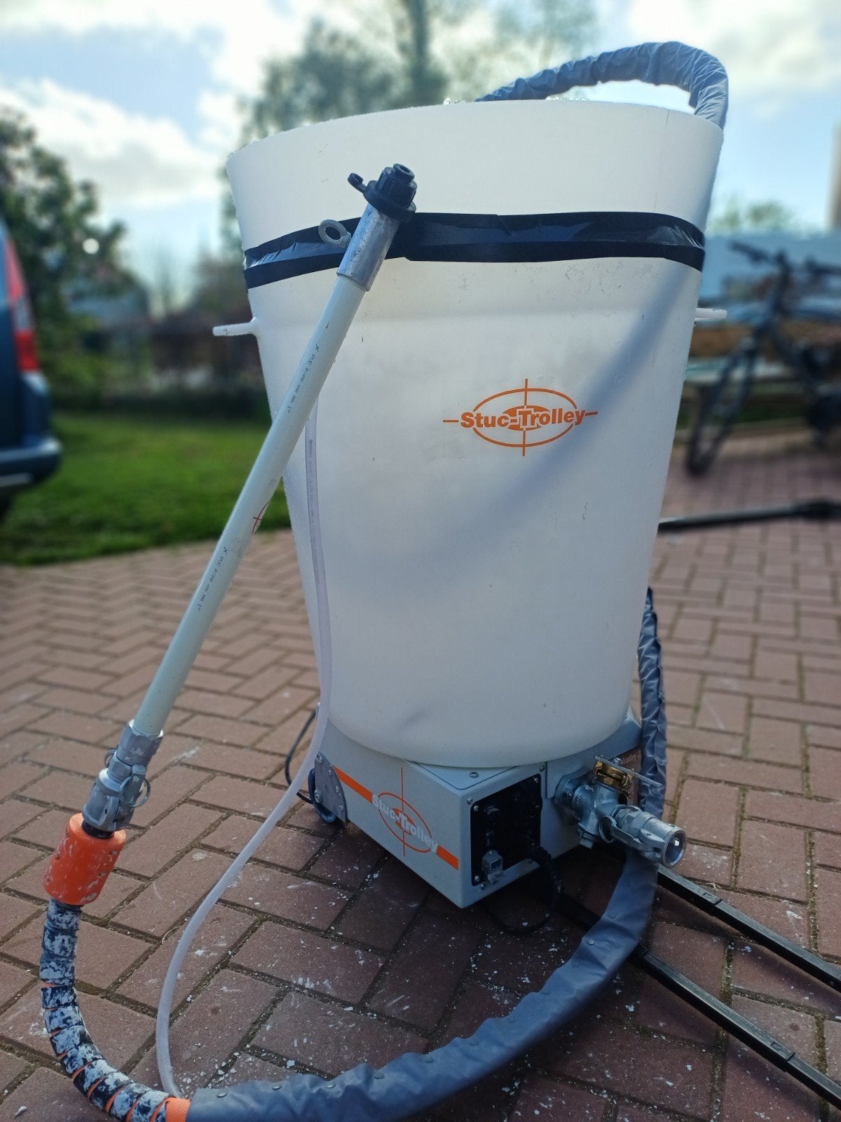 stuc trolley stuctrolley gipsspuit pft knauf, Ophalen, Zo goed als nieuw, Overige materialen, Overige typen