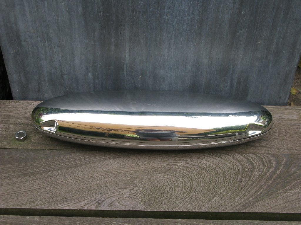 SABATINI DESIGN VIS/SERVEERSCHOTEL ZANI & ZANI, Ophalen of Verzenden, Zo goed als nieuw, Metaal, Zilver