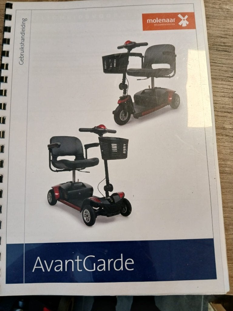 opvouwbare scootmobiel incl nieuwe accu, Ophalen, Gebruikt, Avant