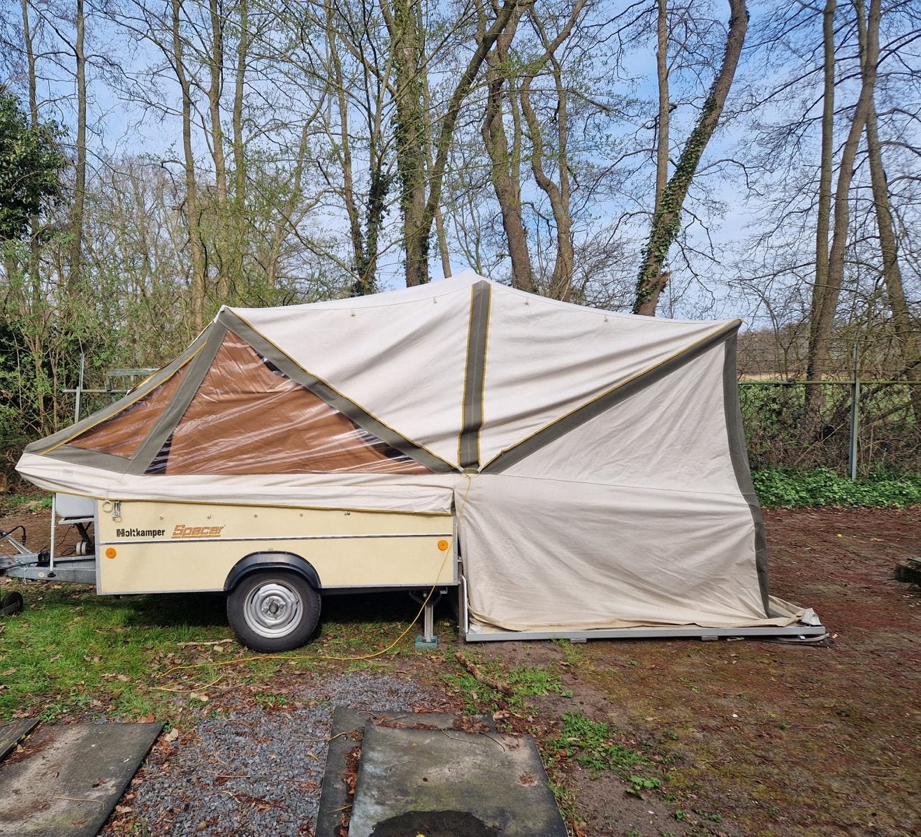Holtkamper Spacer expedition Vouwwagen - nette staat, Ophalen, Beige, Holtkamper