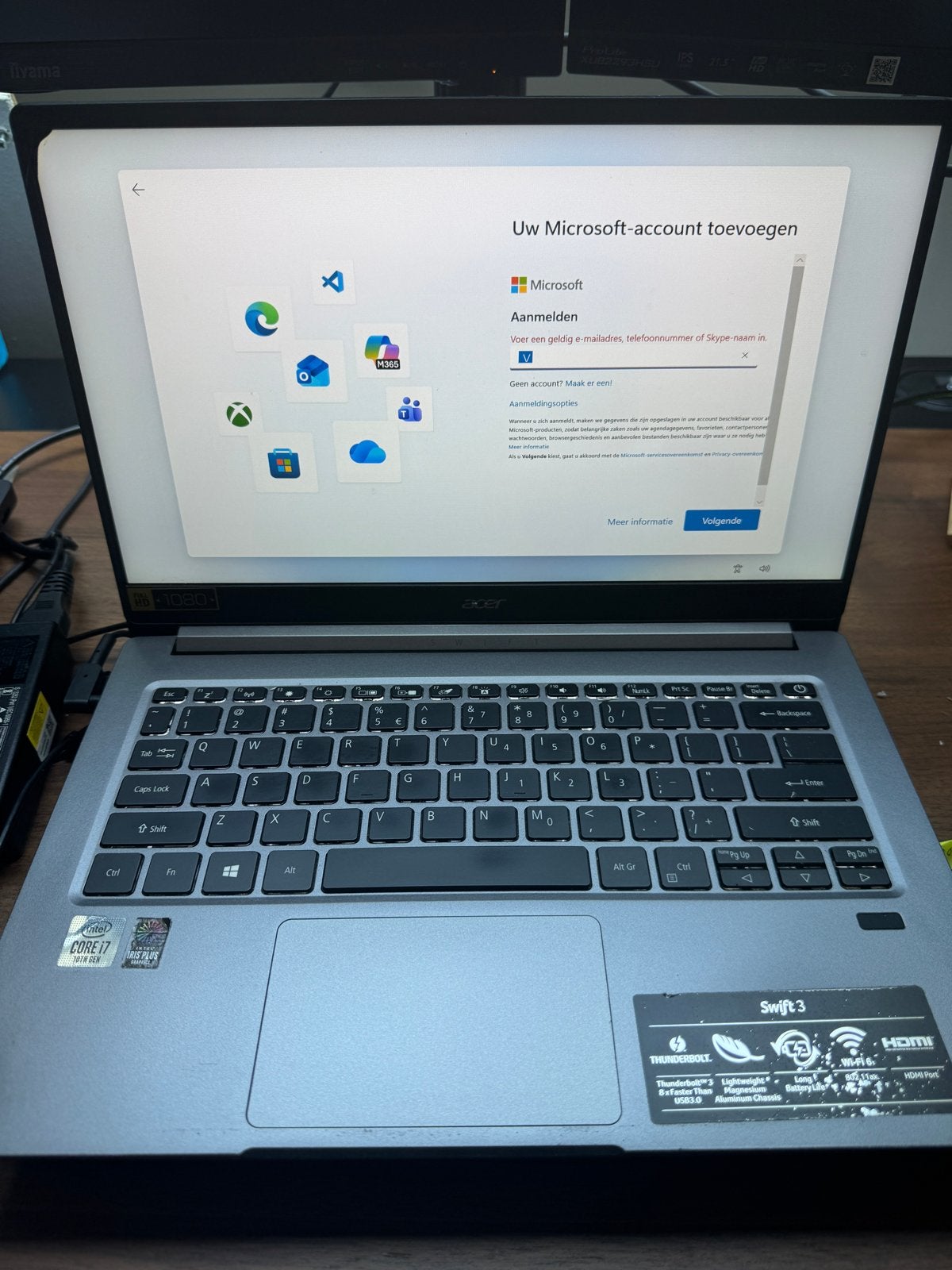 Acer Swift 3 14 inch i7 16GB 512GB - Goed werkend, Computers en Software, Windows Laptops, Gebruikt, 14 inch, Ophalen of Verzenden