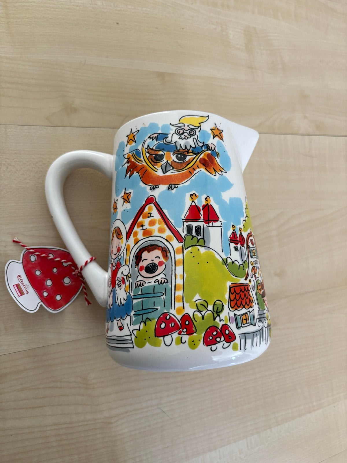 Nieuwe Blond Amsterdam Efteling sapkan met sprookjesfiguren, Kan, Keramiek, Nieuw, Ophalen of Verzenden