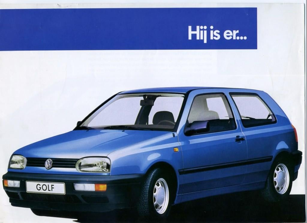 VW Golf 1991 "Hij is er…..", Verzenden, Zo goed als nieuw, Volkswagen