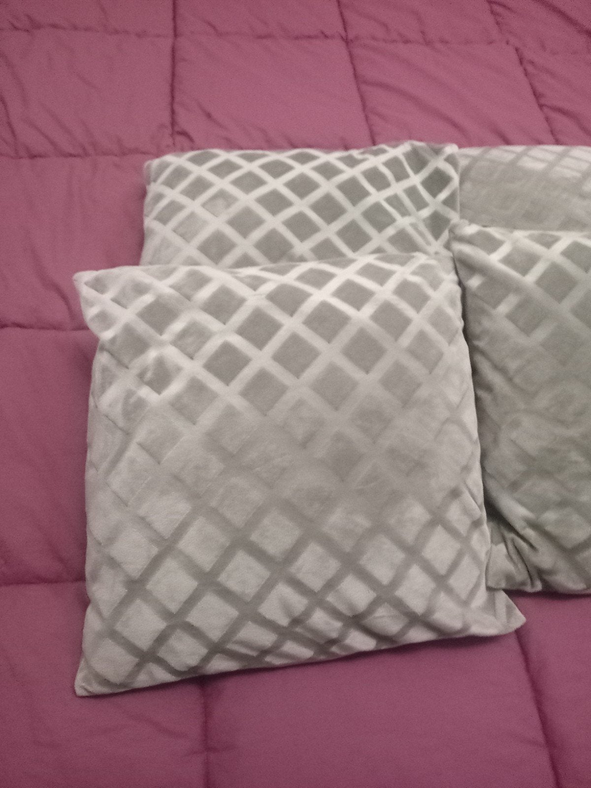 4 groene kussens, Huis en Inrichting, Woonaccessoires | Kussens, Ophalen of Verzenden, Zo goed als nieuw, Groen, Vierkant