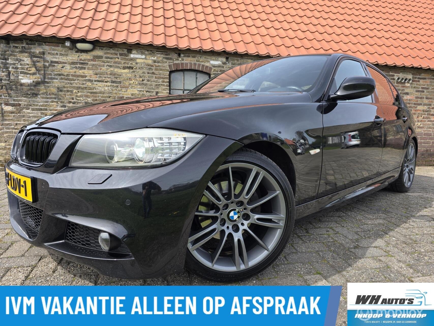 BMW 3-serie 320i Business Line M Sport, Auto's, Achterwielaandrijving, 4 cilinders, Zwart, Origineel Nederlands