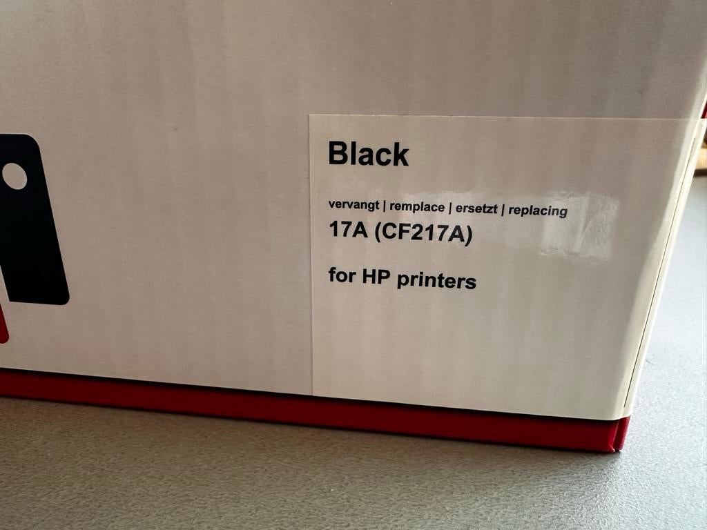 Zwarte Toner Cartridge voor HP Printers (vervangt CF217A, Ophalen of Verzenden, Nieuw, Toner