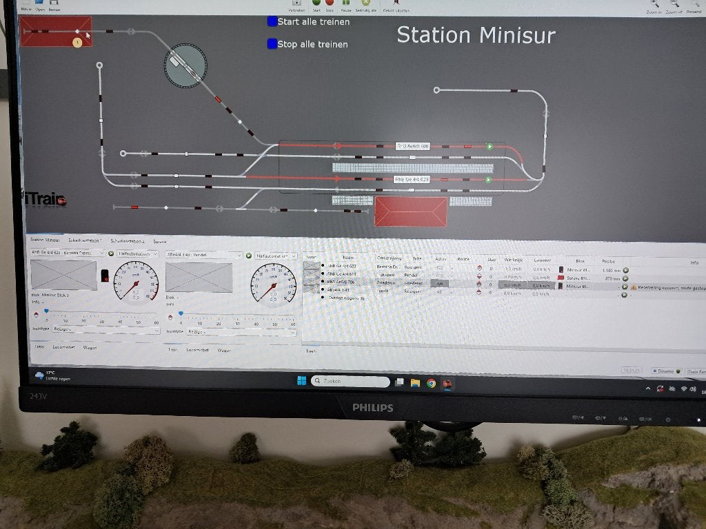 modeltreintafel Bemo, Gelijkstroom, Overige typen, Zo goed als nieuw, Analoog