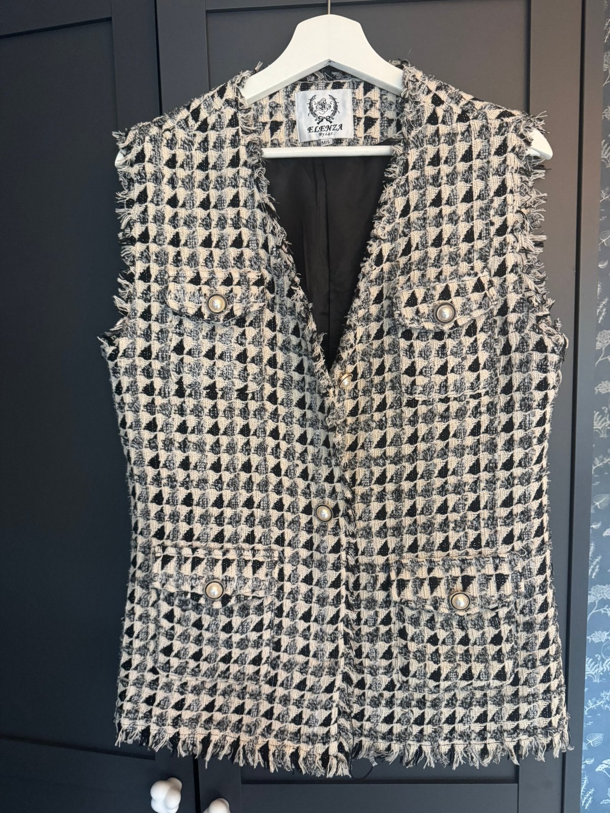 Blauw gilet, Maat 38/40 (M), Blauw, Ophalen of Verzenden, Jasje