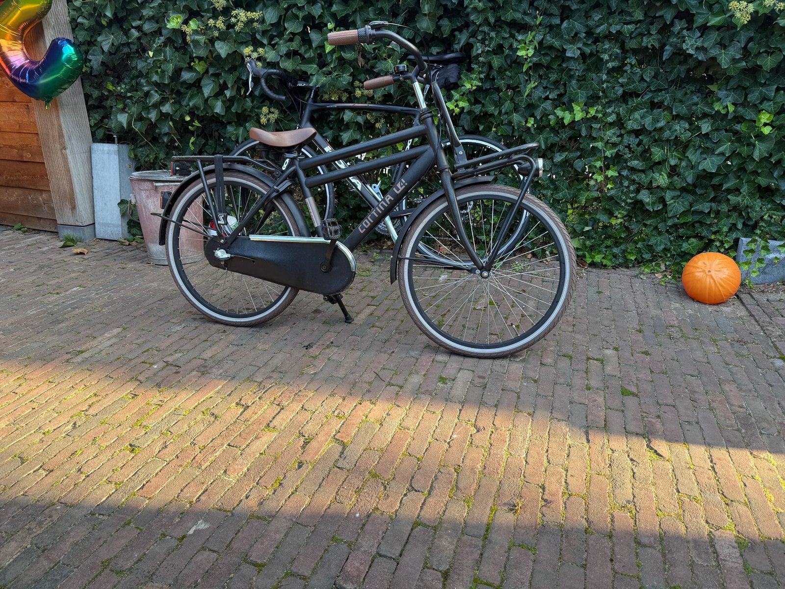 Cortina U4 transportfiets 24 inch zwart, Terugtraprem, 24 inch, Versnellingen, Ophalen of Verzenden