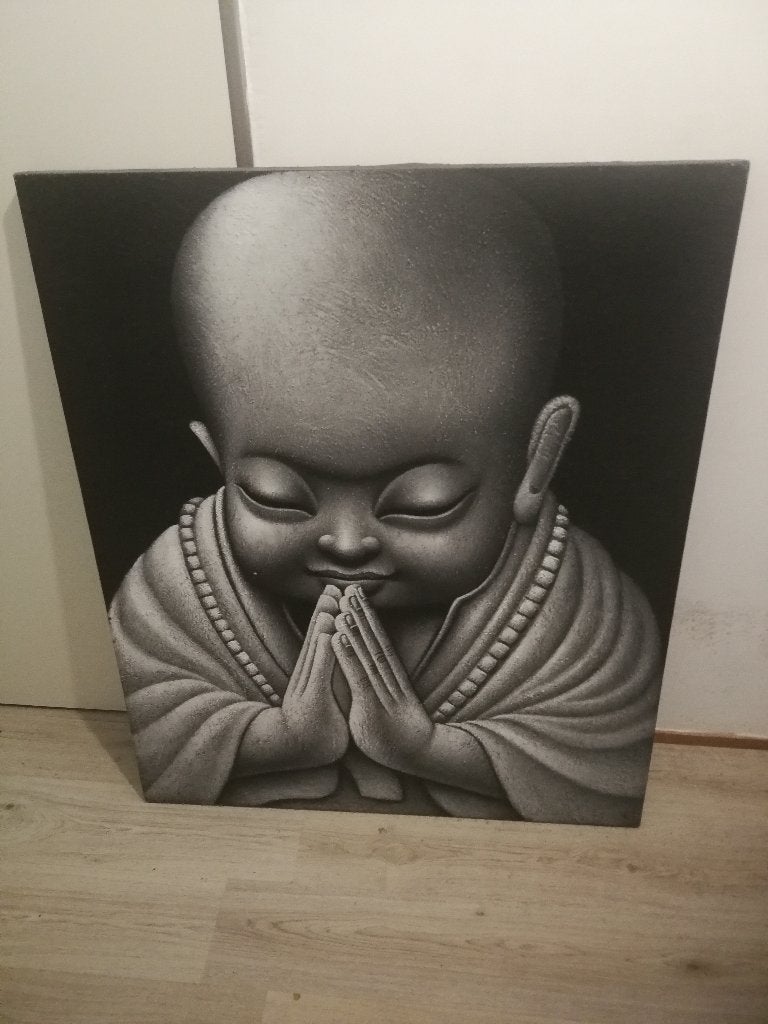 Schilderij boedha, Ophalen, Gebruikt, Schilderij, 100 tot 125 cm