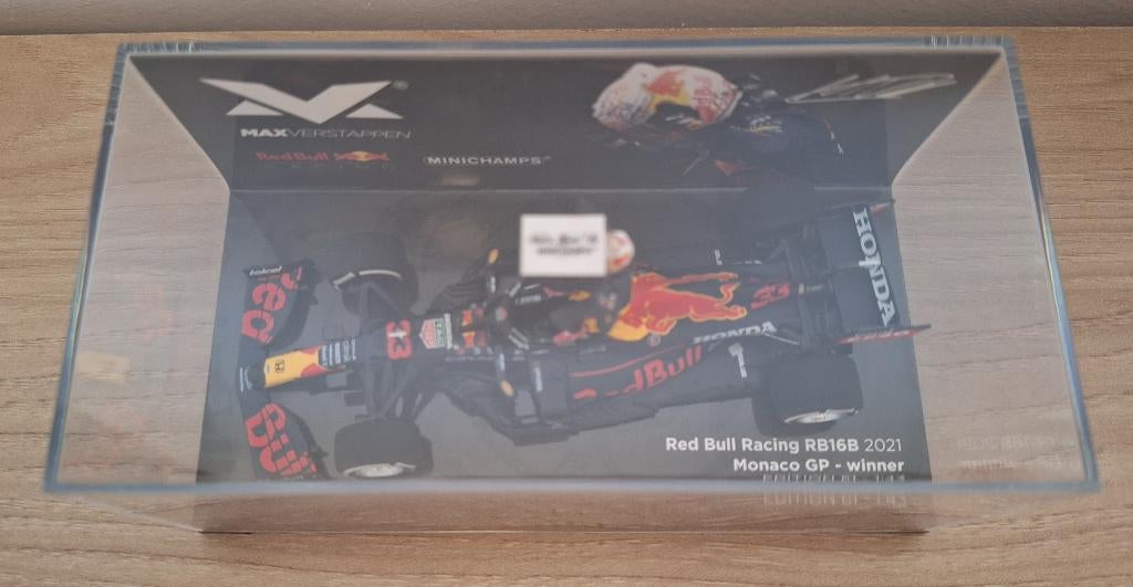 GP Monaco 2021 Max Verstappen, Ophalen of Verzenden, Nieuw, Auto, MiniChamps