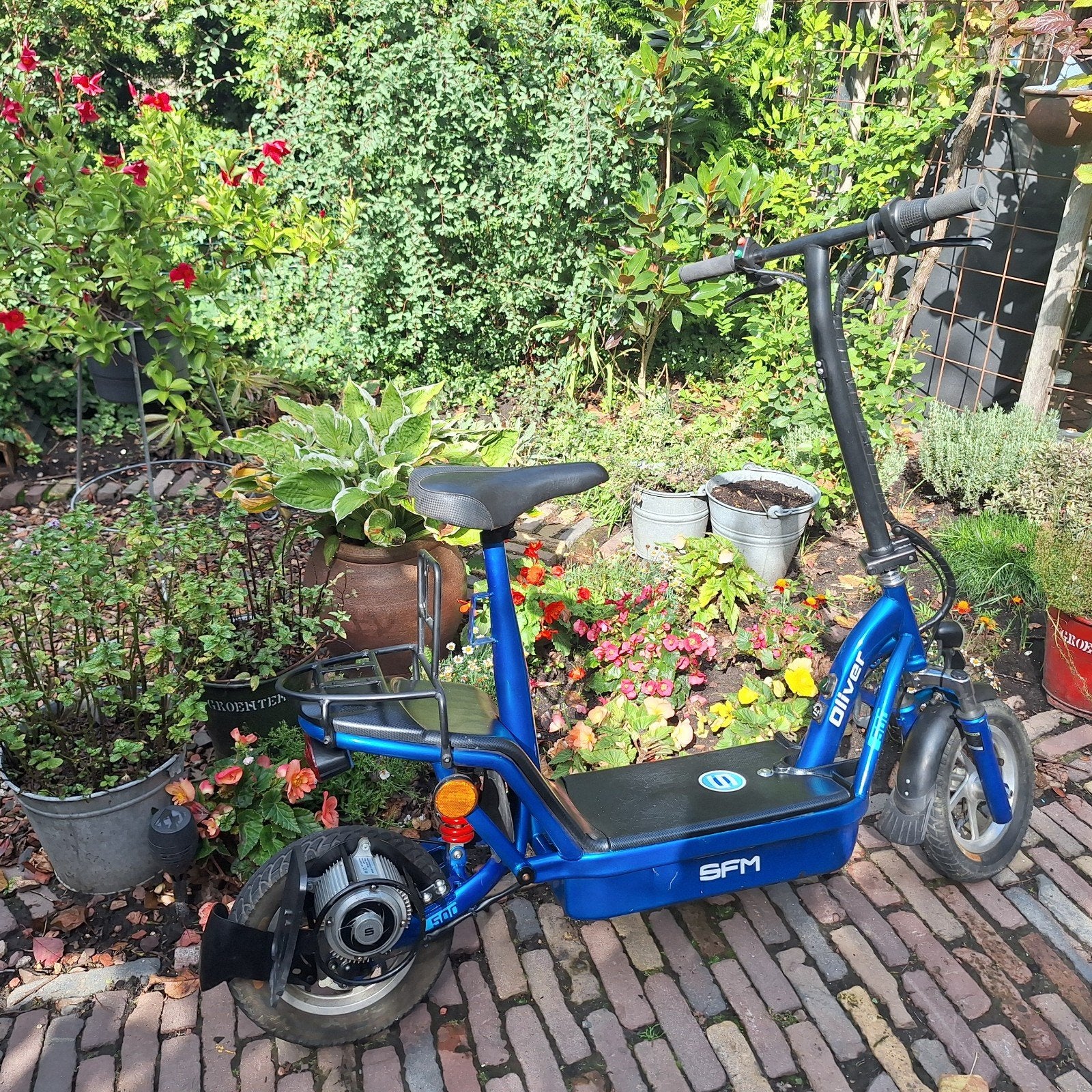 e-step SFM 500 electrische stem met gloednieuwe zware accu e, Fietsen en Brommers, Steps, Nieuw, Elektrische step (E-scooter)