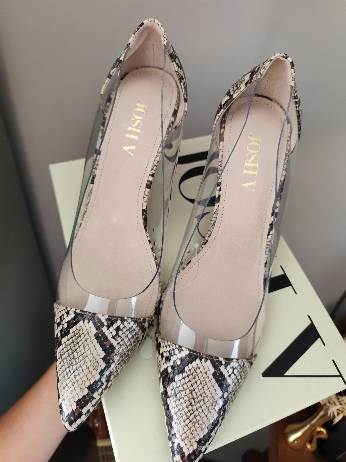 Nieuw Josh V pumps maat 41 met slangenprint., Pumps, Overige kleuren, Nieuw, Ophalen of Verzenden