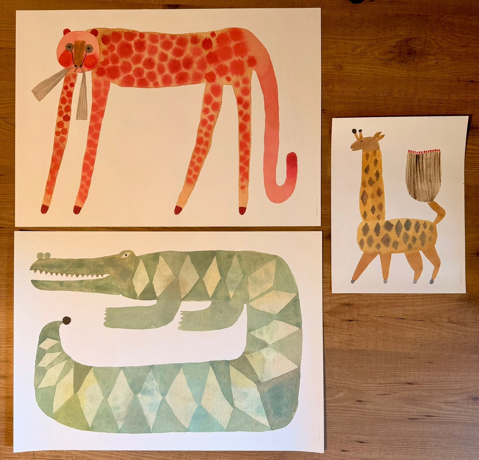 Posters kinderkamer OYOY, Ophalen of Verzenden, Zo goed als nieuw, Wanddecoratie