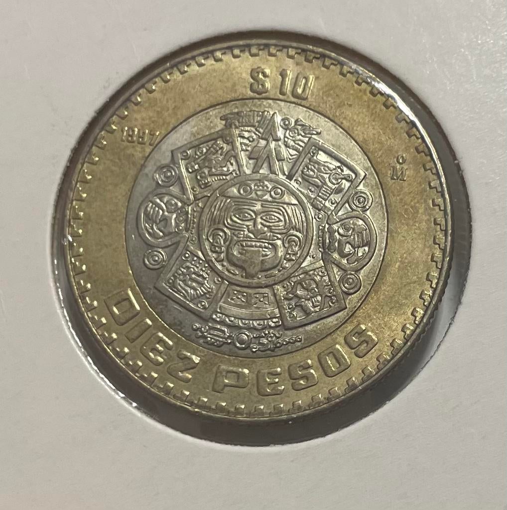 10 pesos Mexico 1997, Ophalen of Verzenden, Noord-Amerika