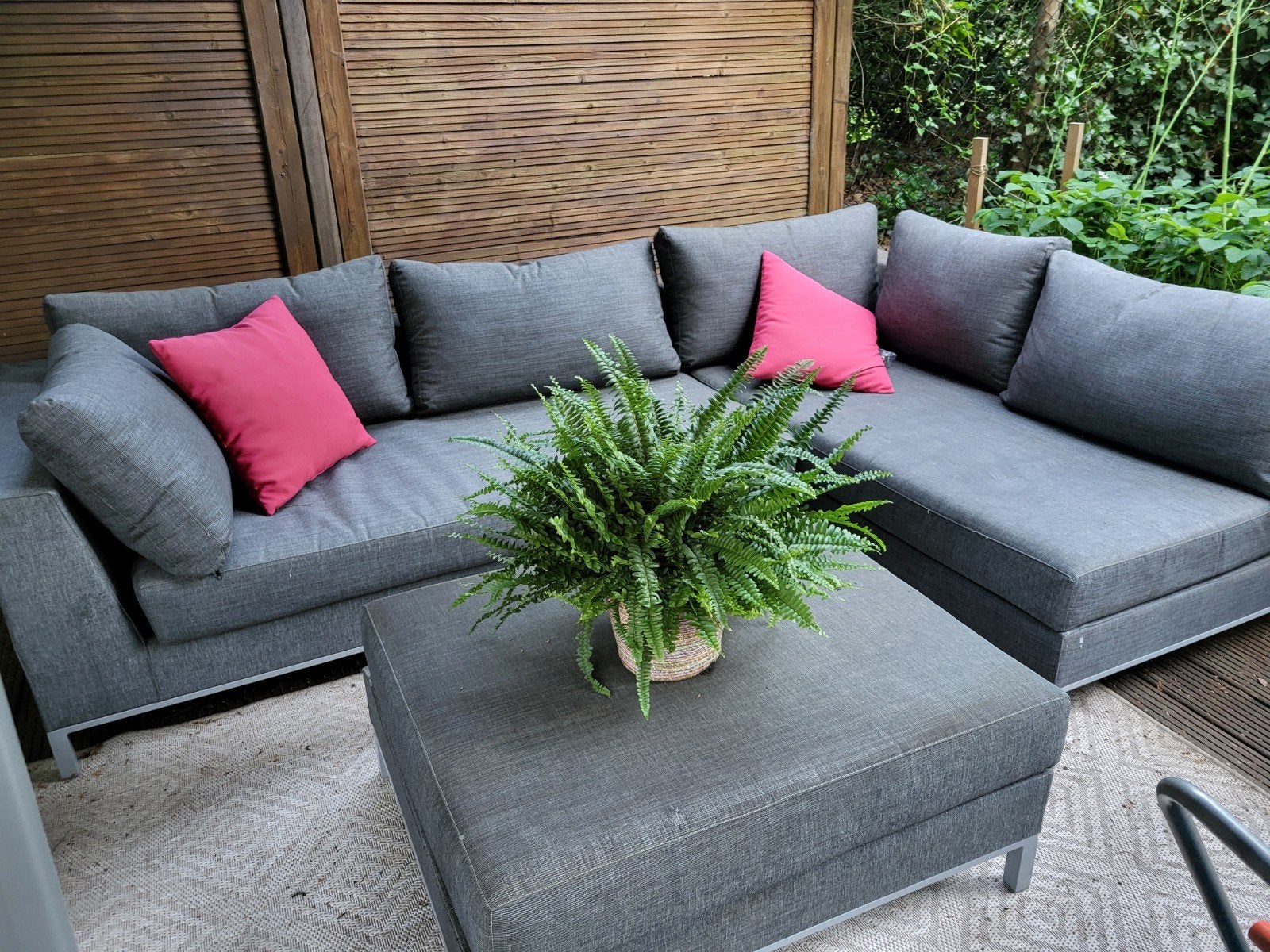 Loungeset Exotan met all weather kussens, Tuin en Terras, Ophalen, Bank