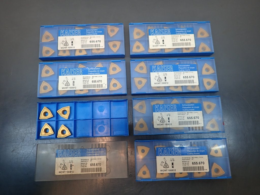 Kaiser Wisselplaten WCMT 100512 / 655.670 / U-Boor, Niet ingevuld, Gebruikt, Niet ingevuld, Ophalen of Verzenden