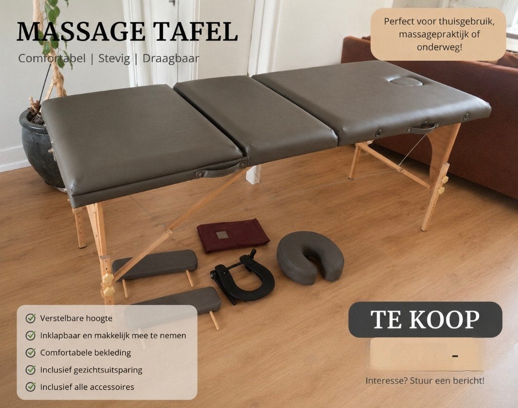 draagbare massagetafel, Ophalen, Gebruikt, Massagetafel