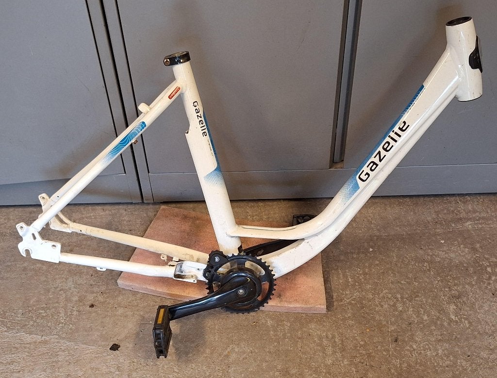 Wit Gazelle Orange_C7+ frame maat 49, Ophalen, Frame, Gebruikt, Elektrische fiets