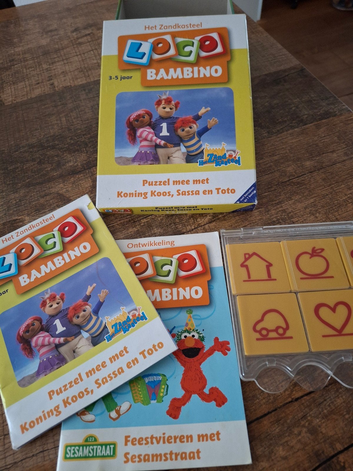 bambino loco zandkasteel  met Sesamstraat boekje, Ophalen of Verzenden