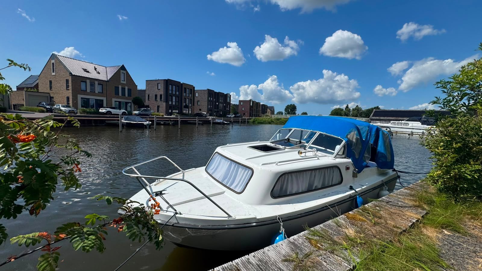 Waterland 600 Kajuitboot met Watermota Sea Woolf 38 pk, Watersport en Boten, Gebruikt, Waterland, 6 m, Polyester