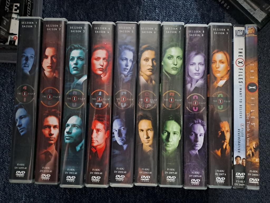 X-files - seizoen 1 t/m 9 en 2 films (dvd), Cd's en Dvd's, Dvd's | Tv en Series, Ophalen of Verzenden, Zo goed als nieuw